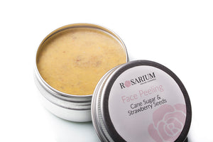 Rose Line - Face Peeling - Cane Sugar & Strawberry Seeds 30ml from ROSARIUM Natural Cosmetics
