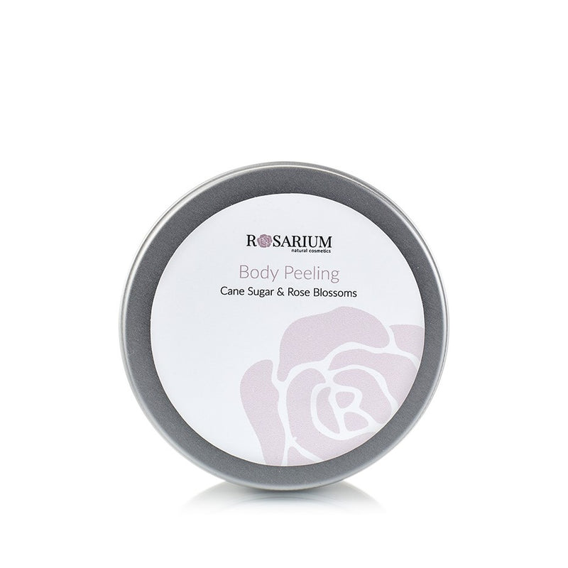 Rose Line - Body Peeling - Cane Sugar & Rose Blossoms 150ml from ROSARIUM Natural Cosmetics